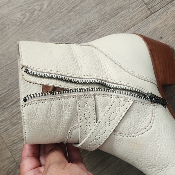 White Frye Booties - Picture 3 of 5